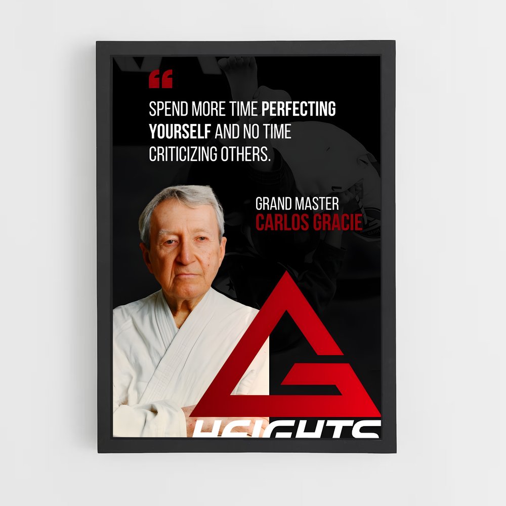 Poster Gracie Jiu-Jitsu – affiche Jiu-jitsu brésilien (vue 2)